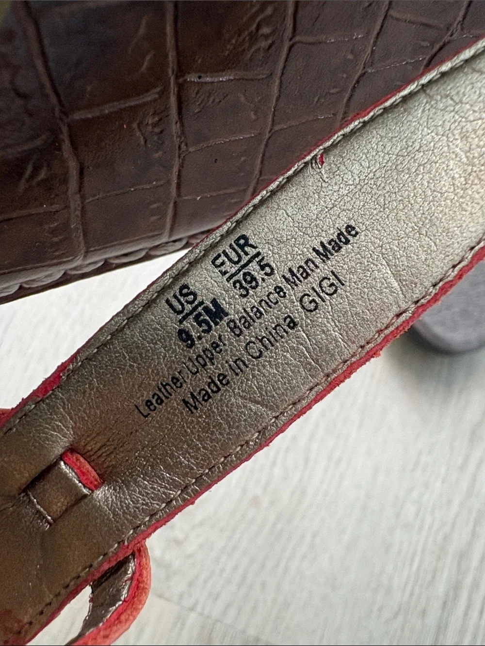 Sam Edelman Gigi Thong Sandal | Orange Sunrise Leather | Size 9.5 summer spring - Picture 7 of 7
